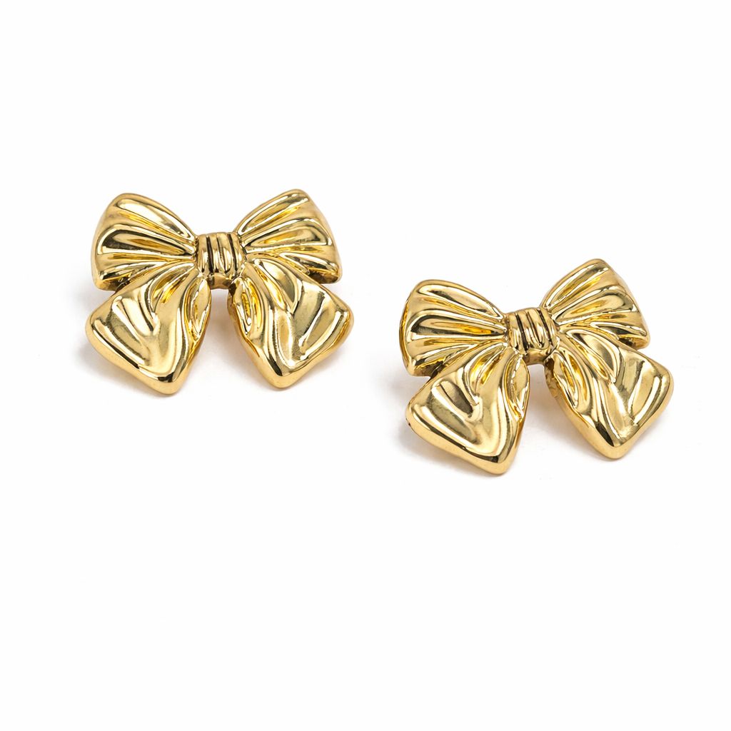 Cute thic bow earrings